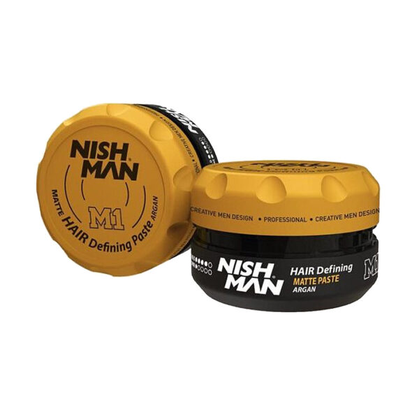 NISH MAN M1 Cera pasta mate argan definición del cabello 100ml