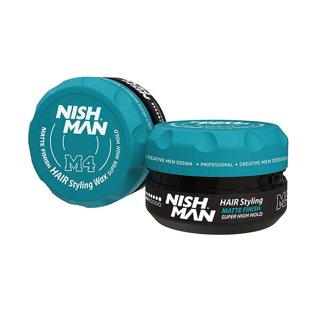 NISH MAN M4 Cera acabado mate fijación súper alta 100ml