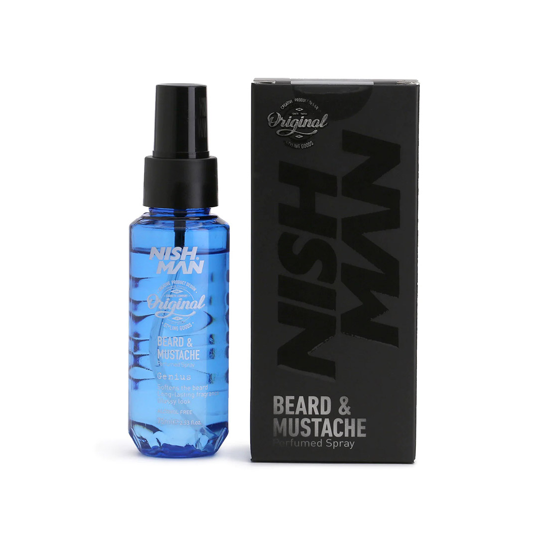 NISHMAN spray perfumado para barba y bigote 75ml