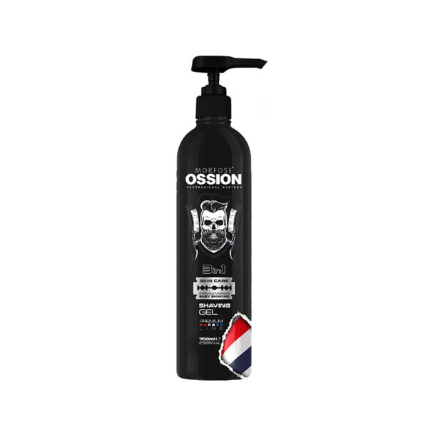OSSION Gel de afeitado para barba premium 700ml
